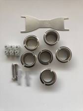 6x G9 Gewindering mit