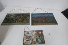 3 x  Glasbild -  Fensterbild -