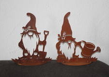 Gartenzwerg Metall  Edelrost