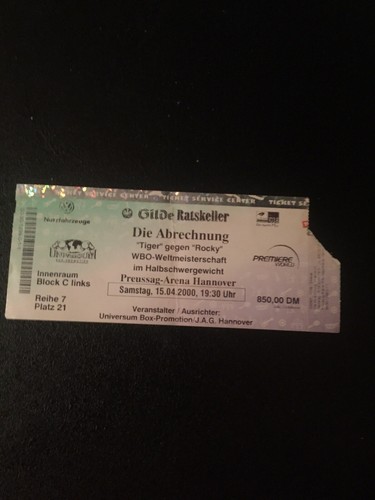 Ticket halbschwergewicht - halbschwergewicht,