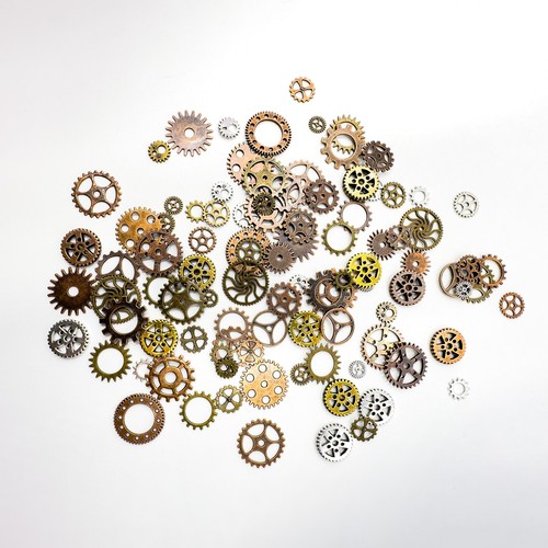 100 steampunk deko zahnräder - 100,