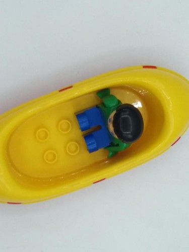Big boot kanu mit figur - boot,
