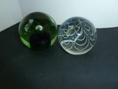 Stück glas paperweight - 2,
