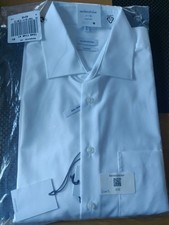 Seidensticker Hemd Kurzarm Businesshemd weiß Größe 41 L Comfort #015