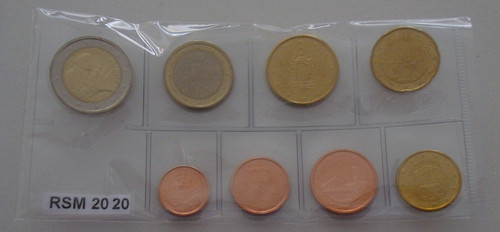 San marino 2020 cent - 3,88, 1