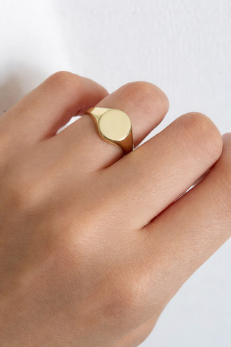 Damen siegelring gold - damen, aus