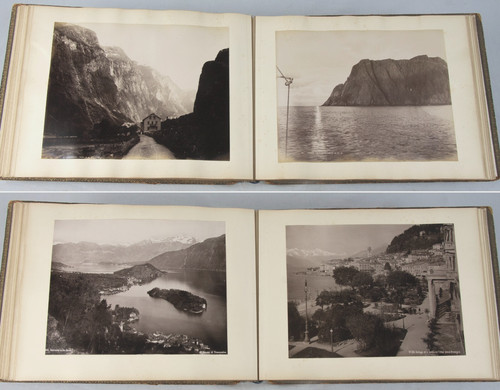 C1880 big photograph album - c1880,