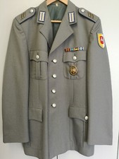 (155) Bundeswehr Uniform Hauptgefreiter Logistik Jacke mit Abzeichen Kosovo