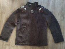 66 North Iceland Strickjacke Bifrost Jacket, 75% Wolle, braun, Gr. 152 cm, top