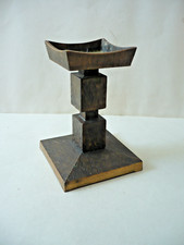 Brutalist Kerzenständer Bronze um 1960