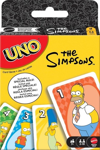 Mattel games uno the - the, simpsons
