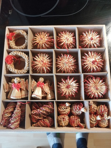 Christbaumschmuck strohsterne - christbaumschmuck,
