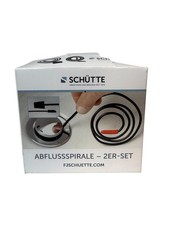 SCHÜTTE Abflussspirale 2er Set 67 cm Rohrreiniger schwarz