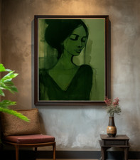 MidCentury Print - Mid Century Girl - Tretchikoff - J.H Lynch - Louis Shabner