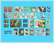 Waterslide Decal 1:87 H0 DDR