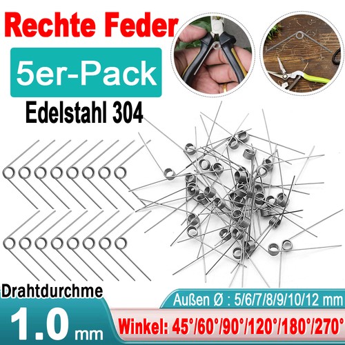 Schenkelfeder 1mm - Ø,