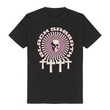 Black Sabbath T-Shirt Herren Psychadelic Skull schwarz Band-Merch, Bands