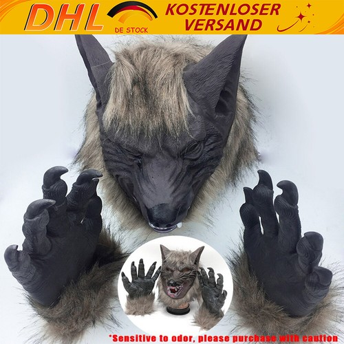 Horror karneval maske wolf - karneval,