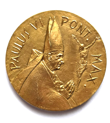 Medaille vatikan papst paulus - ,