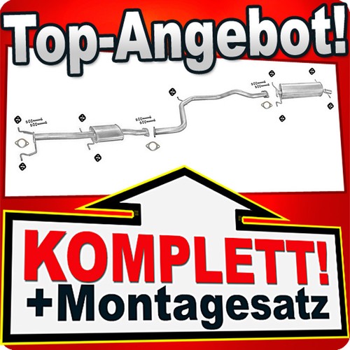 Auspuff für mazda 626 - auspuff,