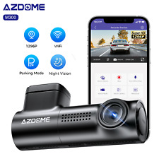 AZDOME 1296P Dashcam für Autos WiFi Nachtsicht G-Sensor 24H Parken Monitor 1080P