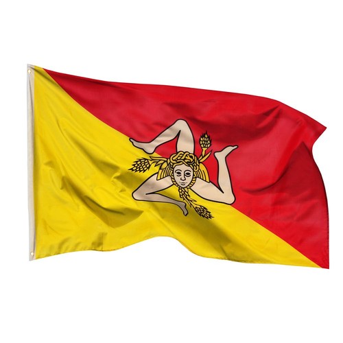 Sizilien flagge fahne - sizilien,