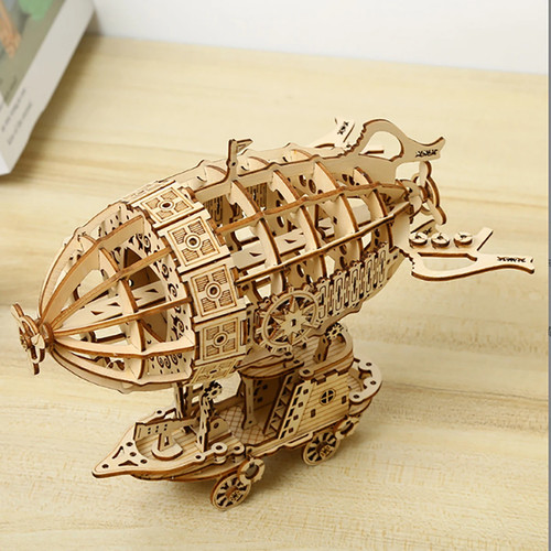 Holzpuzzle luftschiff - holzpuzzle,