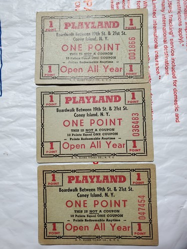 Lot rare vtg coney - coney, ny