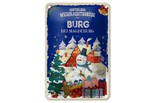 Blechschild Weihnachtsgrüße