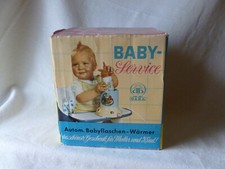Elektrischer Babykostwärmer Flaschenwärmer rosa für Babyflaschen mit Karton 1965
