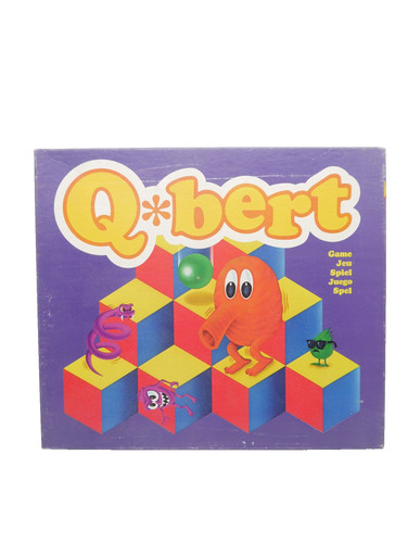 Bert brettspiel von parker - q*bert,
