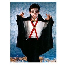 Vampirumhang mit Kragen schwarz Vampir Umhang Halloween Cape 128001313