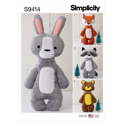 Simplicity 9414 genähte tiere - simplicity,