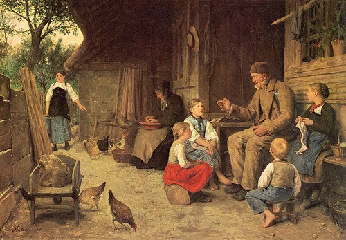 Großvater erzählt geschichte - großvater,