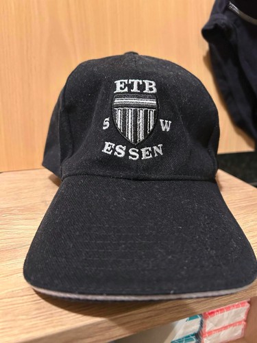 Base cap etb schwarz weiß - schwarz,