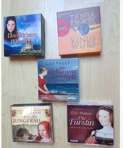 Hörbuch historischer roman - 5x,