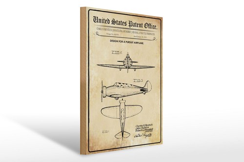Holzschild patent 30x40 - patent,