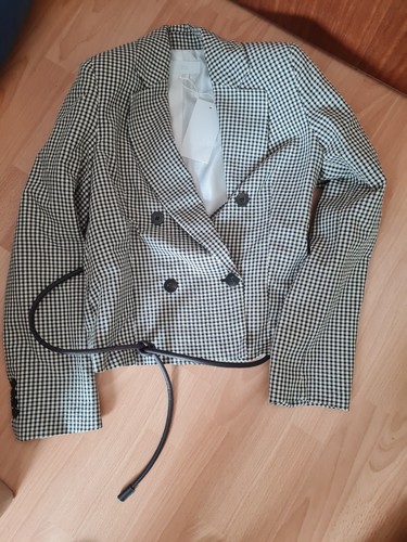 Damen blazer schwarz weiß - damen,