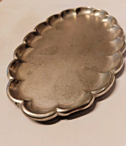 Antike schale versilbert - ,