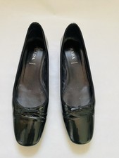 PRADA Ballerina  Lackleder  dunkles Grün EU 40