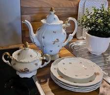 Weimar KATHARINA Porzellan Ersatzteile Zuckerdose Kuchen-Teller Kaffee-Kanne 