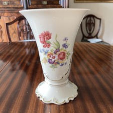 Kratervase, Edelstein Porzellan, 40/50er Jahre