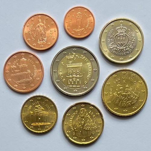 Euro kursmünzensatz kms san - euro-kursmünzensatz,