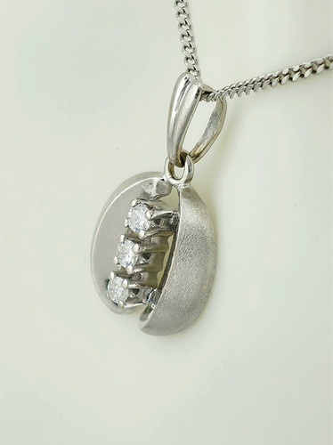 Diamant anhänger gold 585 - anhänger,