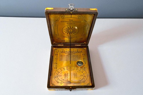 Antiker messing sonnenuhr - antiker,