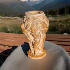 Jugendstil Malachitglas - Vase