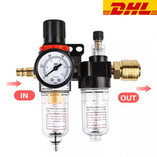 Druckluft Wartungseinheit-Druckminderer Wasserabscheider Öler Filter Kompressor.