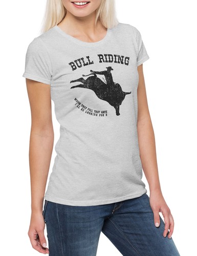 Bull riding damen shirt - riding, t-shirt