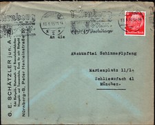 DR Brief  NÜRNBERG - München - 13.5.35 - Die Stadt der Reichsparteitage