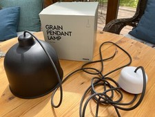 Hängelampe muuto Grain Pendant Lamp mattschwarz